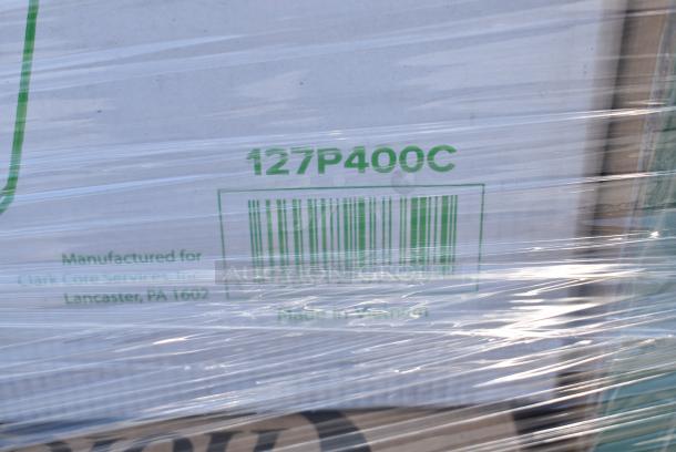 26 BRAND NEW! Boxes Including 394365L Noble Products Powder-Free Disposable Clear Vinyl Gloves for Foodservice - Large - 1000/Case,130BKFKSNSPH Choice Black Heavy Weight Wrapped Polystyrene Plastic Cutlery Pack with Napkin and Salt and Pepper Packets - 500/Case, 129MCR38B Choice 38 oz. Black 7" Round Microwavable Heavy Weight Container with Lid - 150/Case, 395RP09 EcoChoice No PFAS Added Bamboo / Bagasse Blend 9" Plate - 500/Case, 130BKFKSNSPX500 Choice Black Extra Heavy Weight Wrapped Polystyrene Plastic Cutlery Pack with Napkin and Salt and Pepper Packets - 500/Case, BWKTRANSCUP7CT 7 OZ TRANSLUCENT PLASTIC CUP 2500/CS, 127P400C Choice 4 oz. Clear Plastic Souffle Cup / Portion Cup - 2500/Case, 760IC16W Choice 16 oz. White Paper Frozen Yogurt / Soup / Food Cup - 1000/Case. 26 Times Your Bid! - Image 15 of 19