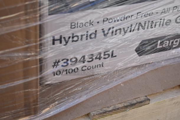 36 BRAND NEW! Boxes Including 612FS4255HD Choice Half Size Heavy-Duty Foil Steam Table Pan Medium 2 3/16" Depth - 100/Case, 128HD8COMBO Choice Heavy Duty 8 oz. Microwavable Translucent Plastic Deli Container and Lid Combo Pack - 240/Case, 760SOUP16MP Choice 16 oz. Medley Double Poly-Coated Paper Soup / Hot Food Cup with Vented Paper Lid - 250/Case, 394345L Noble NexGen Powder-Free Disposable Black Hybrid 3 Mil Thick Gloves - Large - 1000/Case, 612FS5006 Choice Third Size Foil Steam Pan Deep 3 5/16" Depth - 100/Case, 500LFLAT42 Choice Clear Plastic Flat Lid with Straw Slot 42 oz. - 500/Case, 3465048BK Fineline 5048-BK Super Bowl 48 oz. Black PET Plastic Bowl - 50/Case, 395RP09 EcoChoice No PFAS Added 9" Natural Bagasse Blend 3 Compartment Plate - 500/Case. 36 Times Your Bid! - Image 6 of 14