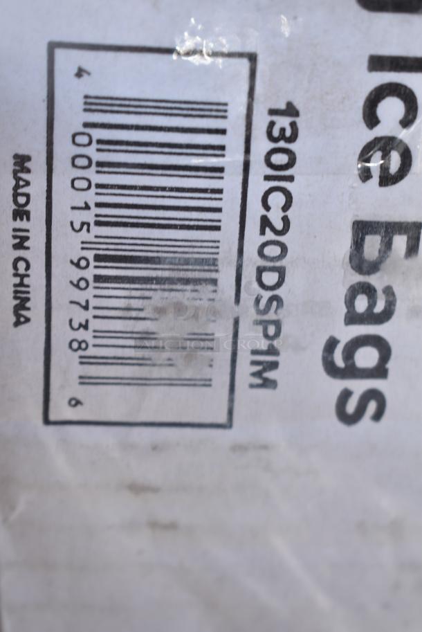 28 BRAND NEW! Boxes Including 760SOUP16WB Choice 16 oz. White Double Poly-Coated Paper Food Cup - 500/Case, 500L1020B Choice Black Hot Paper Cup Travel Lid for 10-24 oz. Standard Cups and 8 oz. Squat Cups - 1000/Case, 500CC16 Choice Clear PET Customizable Plastic Cold Cup - 16 oz. - 1000/Case, 130IC20DSP1M Choice 20 lb. Clear Plastic Drawstring Ice Bag with Ice Print - 250/Case, 433NHT003 Choice 1/5 Large Size White Unprinted Medium-Duty T-Shirt Bag - 500/Case, 612FS4316 Choice Half Size Heavy-Duty Foil Steam Table Pan Extra-Deep 4 3/16" Depth - 100/Case, Dart 205HT1 White Foam Take Out Container with Perforated Hinged Lid 9" x 6" x 3" - 200/Case. 28 Times Your Bid! - Image 15 of 19