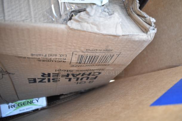 8 BRAND NEW! Boxes Including 750UMB41018 Waterloo 10" x 14" x 10" 18 Gauge Stainless Steel Four Compartment Undermount Sink, Black Tolix Style Chair, Black Metal Bar Height Chairs. 8 Times Your Bid! - Image 10 of 10