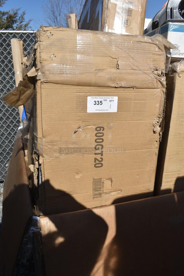 BRAND NEW SCRATCH AND DENT! Regency 600GT20 40 lb. 20 GPM Grease Trap with 3" Non-Threaded Connections. May Be Missing Pieces. - Image 1 of 2