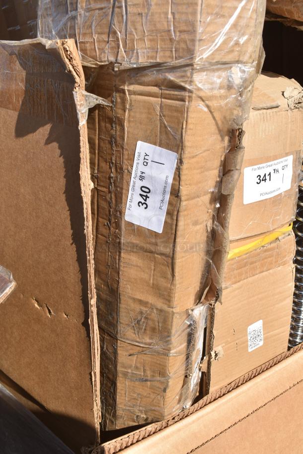 BRAND NEW SCRATCH AND DENT! Regency 600CG60 16 Gauge Wall Outside Corner Guard with Adhesive Strips and Mounting Holes - 2" x 60". May Be Missing Pieces. - Image 1 of 2