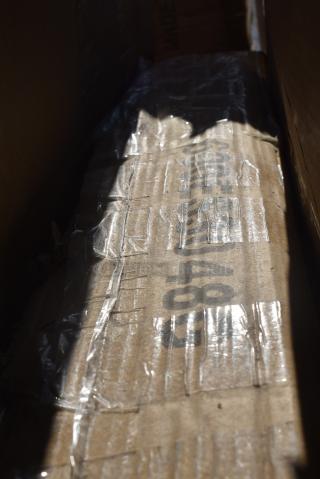 BRAND NEW SCRATCH AND DENT! Regency 600ES3048G 30" x 48" 16-Gauge Stainless Steel Equipment Stand with Galvanized Undershelf. May Be Missing Pieces.