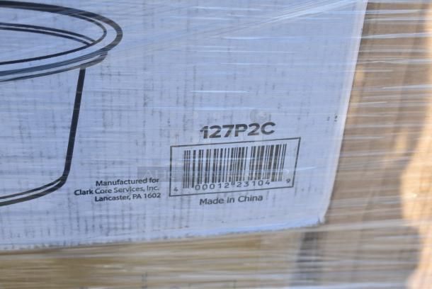 30 BRAND NEW! Items Including Four 127SB24COMBO Choice 24 oz. Clear Plastic Salad Bowl with Lid - 150/Case, Two 127P2C Choice 2 oz Portion Cups, 760SOUP8KFT EcoChoice 8 oz. Kraft Paper Food Cup with Vented Lid - 250/Case, 43302CUPC Choice 2-Compartment Clear OPS Plastic Jumbo Cupcake / Muffin Container - 250/Case, 795KFT50RNPE Choice 50 oz. Round Kraft PE-Lined Microwavable Take-Out Container 7 5/16" x 3" - 300/Case, 127SB24COMBO Choice 24 oz. Clear Plastic Salad Bowl with Lid - 150/Case. 30 Times Your Bid! - Image 11 of 13