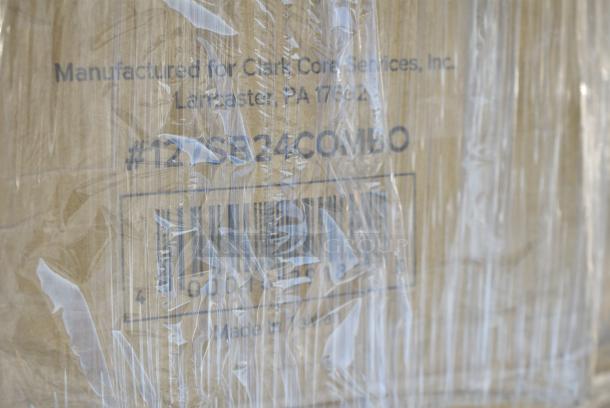 30 BRAND NEW! Items Including Four 127SB24COMBO Choice 24 oz. Clear Plastic Salad Bowl with Lid - 150/Case, Two 127P2C Choice 2 oz Portion Cups, 760SOUP8KFT EcoChoice 8 oz. Kraft Paper Food Cup with Vented Lid - 250/Case, 43302CUPC Choice 2-Compartment Clear OPS Plastic Jumbo Cupcake / Muffin Container - 250/Case, 795KFT50RNPE Choice 50 oz. Round Kraft PE-Lined Microwavable Take-Out Container 7 5/16" x 3" - 300/Case, 127SB24COMBO Choice 24 oz. Clear Plastic Salad Bowl with Lid - 150/Case. 30 Times Your Bid! - Image 13 of 13