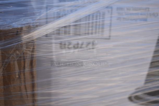 26 BRAND NEW! Items Including 500L1020W Choice White Hot Paper Cup Travel Lid for 10-24 oz. Standard Cups and 8 oz. Squat Cups - 1000/Case, 500CC16 Choice Clear PET Customizable Plastic Cold Cup - 16 oz. - 1000/Case, 5001N6001KR EcoChoice 10" x 12" Natural Kraft 1/4 Fold Luncheon Napkin - 6000/Case, 43318TRBU Choice 18" x 700' 40 lb. Premium White True Butcher Paper Roll, 130BKNIFEWP Choice 6 1/2" Individually Wrapped Medium Weight Black Polypropylene Plastic Knife - 1000/Case, 129MCS38B Choice 38 oz. Black Rectangular Microwavable Heavy Weight Container with Lid 8 3/4" x 6 1/4" x 2" - 150/Case. 26 Times Your Bid! - Image 9 of 15