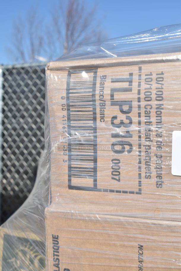 26 BRAND NEW! Items Including 127CH08F Choice 8 oz. Clear RPET Tall Hinged Deli Container - 200/Case, 433NHT101H Choice 1/6 Standard Size White "Thank You" Medium-Duty Plastic T-Shirt Bag - 1000/Case, 500L1020B Choice Black Hot Paper Cup Travel Lid for 10-24 oz. Standard Cups and 8 oz. Squat Cups - 1000/Case, 129MCR16B Choice 16 oz. Black 6 1/4" Round Microwavable Heavy Weight Container with Lid - 150/Case, 127P100C Choice 1 oz. Clear Plastic Souffle Cup / Portion Cup - 2500/Case, 394385L Noble Products Powder-Free Disposable Latex Gloves for Foodservice - 1000/Case, 130BFORKWP Choice Individually Wrapped Medium Weight Black Polypropylene Plastic Fork - 1000/Case. 26 Times Your Bid! - Image 13 of 15