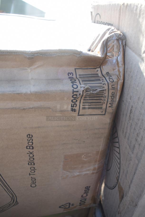 30 BRAND NEW! Items Including Three 450137 Tork Wiper ShopMax Roll 450 White Centerfeed, Two 500L1020B Choice Black Hot Paper Cup Travel Lid for 10-24 oz. Standard Cups and 8 oz. Squat Cups - 1000/Case, 500TO10103 Choice 10" x 10" x 3" Microwaveable 1-Compartment Black / Clear Plastic Hinged Container - 100/Case, 433910P 9" White Uncoated Paper Plate, 128HD16COMBO ChoiceHD 16 oz. Microwavable Translucent Plastic Deli Container and Lid Combo Pack - 240/Case, 760SOUP8MP Choice 8 oz. Medley Double Poly-Coated Paper Soup / Hot Food Cup with Vented Paper Lid - 250/Case. 30 Times Your Bid! - Image 5 of 16