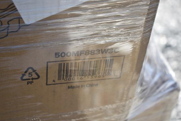 30 BRAND NEW! Items Including Three 450137 Tork Wiper ShopMax Roll 450 White Centerfeed, Two 500L1020B Choice Black Hot Paper Cup Travel Lid for 10-24 oz. Standard Cups and 8 oz. Squat Cups - 1000/Case, 500TO10103 Choice 10" x 10" x 3" Microwaveable 1-Compartment Black / Clear Plastic Hinged Container - 100/Case, 433910P 9" White Uncoated Paper Plate, 128HD16COMBO ChoiceHD 16 oz. Microwavable Translucent Plastic Deli Container and Lid Combo Pack - 240/Case, 760SOUP8MP Choice 8 oz. Medley Double Poly-Coated Paper Soup / Hot Food Cup with Vented Paper Lid - 250/Case. 30 Times Your Bid! - Image 9 of 16