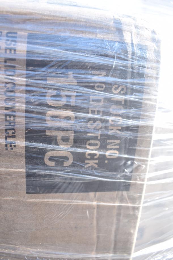 30 BRAND NEW! Items Including Three 450137 Tork Wiper ShopMax Roll 450 White Centerfeed, Two 500L1020B Choice Black Hot Paper Cup Travel Lid for 10-24 oz. Standard Cups and 8 oz. Squat Cups - 1000/Case, 500TO10103 Choice 10" x 10" x 3" Microwaveable 1-Compartment Black / Clear Plastic Hinged Container - 100/Case, 433910P 9" White Uncoated Paper Plate, 128HD16COMBO ChoiceHD 16 oz. Microwavable Translucent Plastic Deli Container and Lid Combo Pack - 240/Case, 760SOUP8MP Choice 8 oz. Medley Double Poly-Coated Paper Soup / Hot Food Cup with Vented Paper Lid - 250/Case. 30 Times Your Bid! - Image 10 of 16