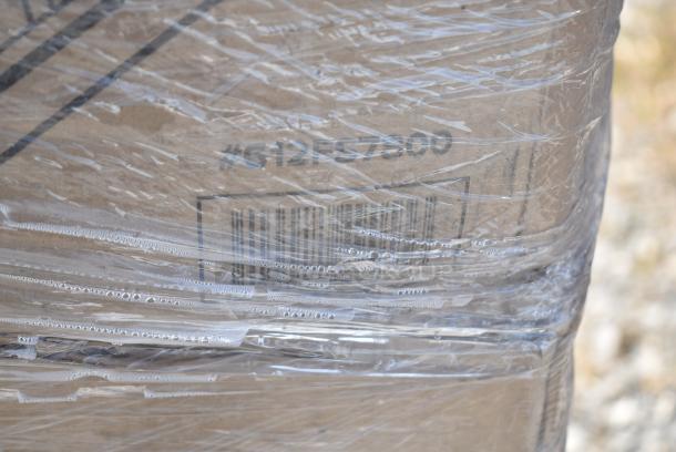 32 BRAND NEW! Items Including 129MCS24B Choice 24 oz. Black Rectangular Microwavable Heavy Weight Container with Lid 8" x 5 1/4" x 2" - 150/Case, 600TB3018G Regency 30" x 18" 18-Gauge 304 Stainless Steel Equipment Filler Table with Backsplash and Galvanized Undershelf, 50016W Choice 16 oz. White Poly Paper Hot Cup - 1000/Case, 50010DWALLW Choice 10 oz. White Smooth Double Wall Paper Hot Cup - 500/Case, 612FS7800 Choice Full Size Foil Steam Table Pan Medium. 32 Times Your Bid! - Image 13 of 15