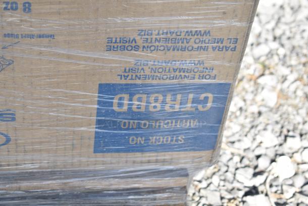32 BRAND NEW! Items Including 129MCS24B Choice 24 oz. Black Rectangular Microwavable Heavy Weight Container with Lid 8" x 5 1/4" x 2" - 150/Case, 600TB3018G Regency 30" x 18" 18-Gauge 304 Stainless Steel Equipment Filler Table with Backsplash and Galvanized Undershelf, 50016W Choice 16 oz. White Poly Paper Hot Cup - 1000/Case, 50010DWALLW Choice 10 oz. White Smooth Double Wall Paper Hot Cup - 500/Case, 612FS7800 Choice Full Size Foil Steam Table Pan Medium. 32 Times Your Bid! - Image 14 of 15