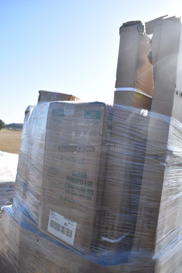 16 BRAND NEW! Items Including 760SOUP16WB Choice 6 - 16 oz. White Paper Soup / Hot Food Cup Vented Lid - 1000/Case, Two 460EG2472 Regency 24 x 72 Green Wire Shelf, 129MCR32B Choice 32 oz. Black Round Microwavable Heavy Weight Container with Lid 7 1/4" - 150/Case, 612558HD Choice 8 Round Heavy Weight Foil Take Out Pan. 16 Times Your Bid! - Image 4 of 12