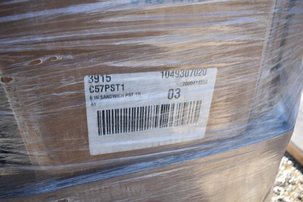 16 BRAND NEW! Items Including 760SOUP16WB Choice 6 - 16 oz. White Paper Soup / Hot Food Cup Vented Lid - 1000/Case, Two 460EG2472 Regency 24 x 72 Green Wire Shelf, 129MCR32B Choice 32 oz. Black Round Microwavable Heavy Weight Container with Lid 7 1/4" - 150/Case, 612558HD Choice 8 Round Heavy Weight Foil Take Out Pan. 16 Times Your Bid! - Image 7 of 12