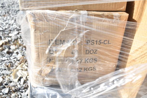 17 BRAND NEW! Items Including Beverage-Air 00C26S014A 6" Adjustable Legs for Beer Dispensers - 4/Set 18500C26014A, 5539222B Acopa Covella 22 oz. Burgundy Wine Glass - 12/Case, Beverage-Air 00C06-003A 6" Adjustable Legs for Milk Coolers - 4/Set 18500C06003A, 347FC2P4 Visions 4 oz. Clear 2-Piece Plastic Champagne Glass - 360/Case, 130BKFKSNSPH CUTLERY PACK HVY WGHT FKSNSP BLACK 500. 17 Times Your Bid! - Image 11 of 13