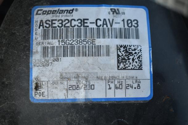 11 Various Compressors Including Copeland M4FHC0050-CAV-045, Copeland ASE32C3E-CAV-103. 11 Times Your Bid! - Image 7 of 14