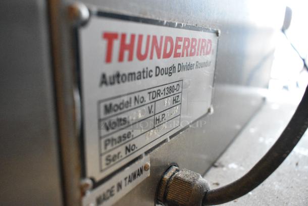 Thunderbird TDR-1380-D Stainless Steel Commercial Floor Style Automatic Dough Divider Rounder. 220 Volts, 1 Phase. - Image 6 of 7