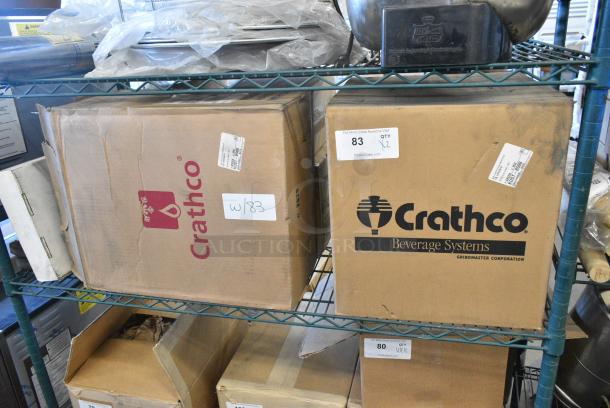 BRAND NEW SCRATCH AND DENT! Crathco D15-4 Classic Bubbler Series Single 5 Gallon Bowl High Impact Plastic Refrigerated Beverage Dispenser Base w/ Hopper Kit. - Image 4 of 6
