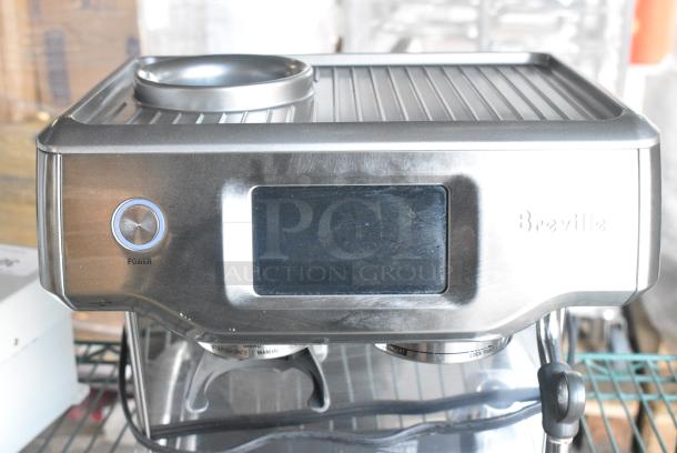 LIKE NEW! Breville BES880 BSS /C Countertop Espresso Machine. 120 Volts, 1 Phase. - Image 12 of 17