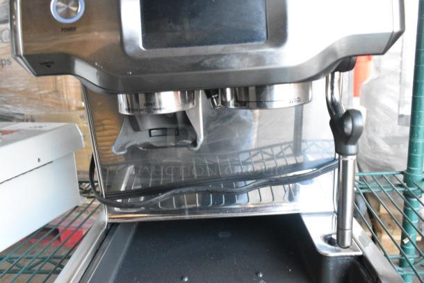 LIKE NEW! Breville BES880 BSS /C Countertop Espresso Machine. 120 Volts, 1 Phase. - Image 13 of 17