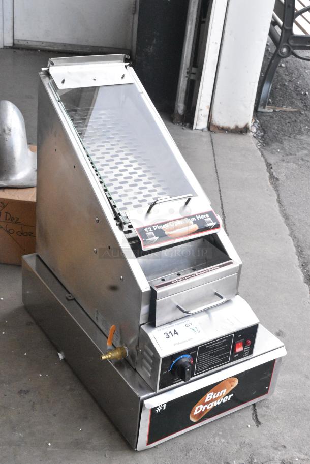 2 Items Including 2024 Benchmark USA 60024 Doghouse 24 Dog / 24 Bun Hot Dog Steamer and Dispenser and Bun Drawer. 2 Times Your Bid! - Image 14 of 15
