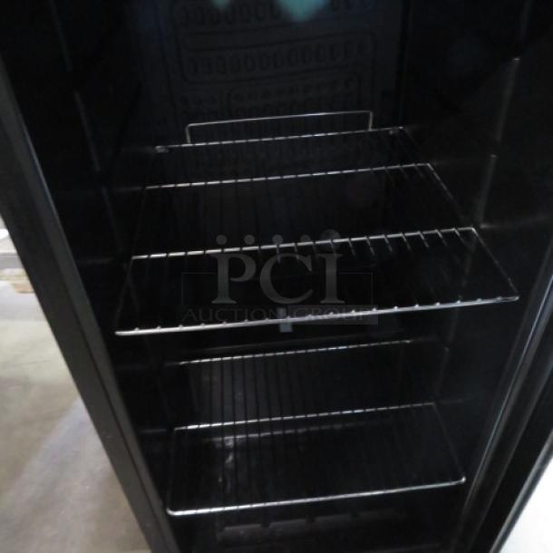 One Whynter Countertop Glass Display Cooler With 2 Racks. 120 Volt. Model# BR-130SB. 17X19X32. $505.00. - Image 3 of 3