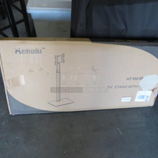 One NEW Hemudu TV Stand With Mount. #HT1001B. $245.00 - Image 2 of 2