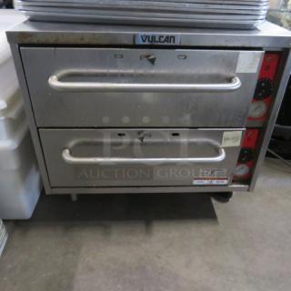 One Vulcan 2 Drawer Warmer. Model# VW2S. 120 Volt. 27.5X23.5X20. $2378.00.
