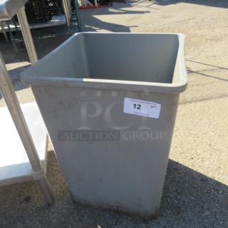One Winco Trash Can.