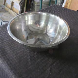 One 9.5 Inch Stainless Steel Mixing Bowl.