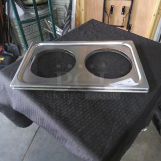 One Stainless Steel Adapter Plate.