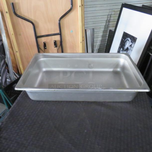 One Full Size 4 Inch Deep Hotel Pan. - Image 1 of 1