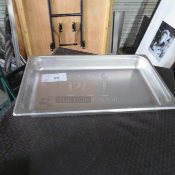 One Full Size 2.5 Inch Deep Hotel Pan. - Image 1 of 1