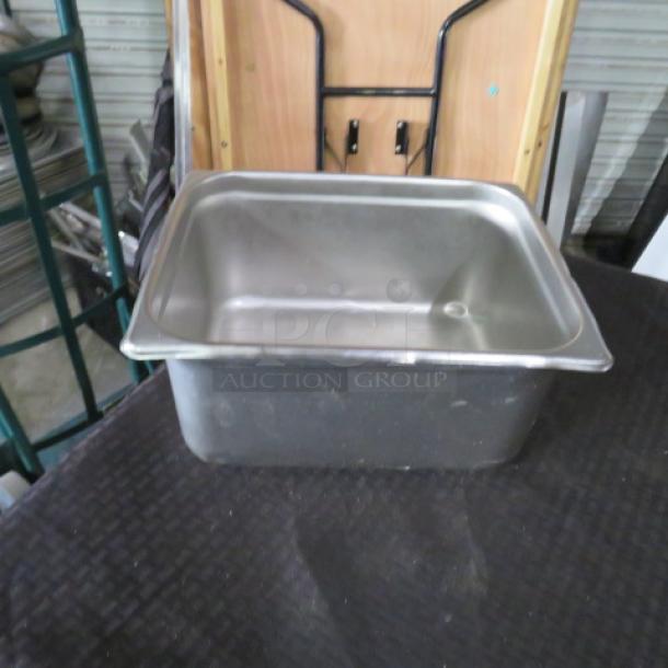 One 1/2 Size 6 Inch Deep Hotel Pan. - Image 1 of 1