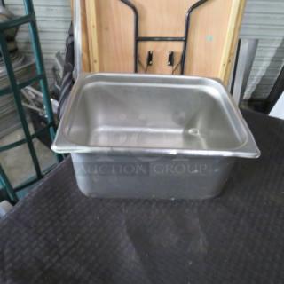 One 1/2 Size 6 Inch Deep Hotel Pan.