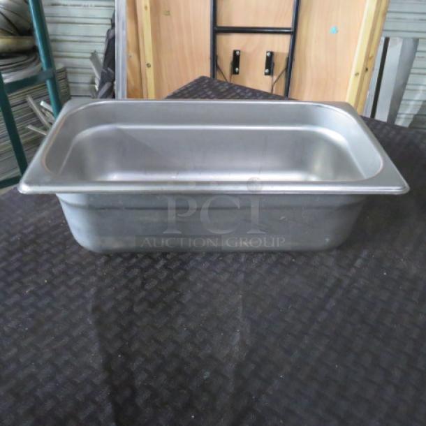 1/3 Size 4 Inch Deep Hotel Pan. 3XBID - Image 1 of 1