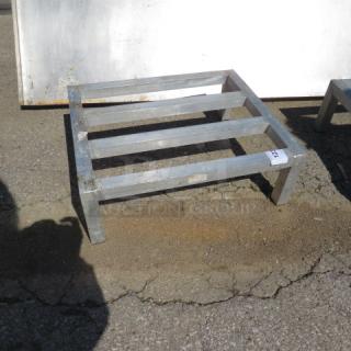 One Aluminum Dunnage Rack. 24X20X8