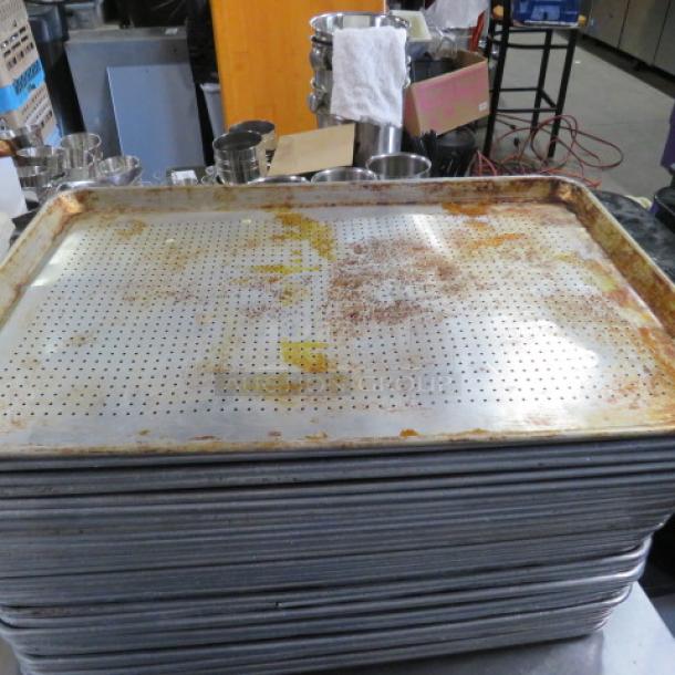 One Full Size Perforated Sheet Pan. - Image 1 of 2