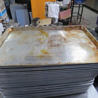 One Full Size Perforated Sheet Pan.