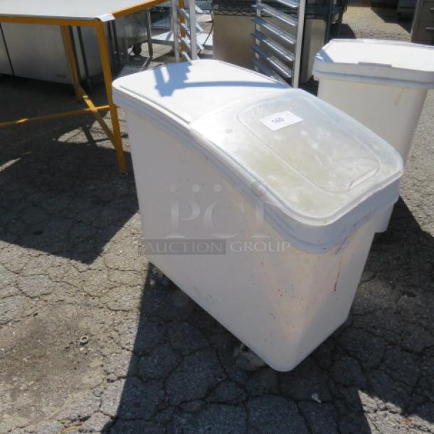 One Ingredient Bin On Casters. - Image 2 of 2