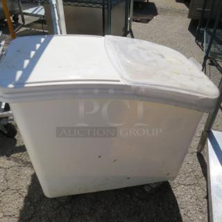 One Ingredient Bin On Casters.