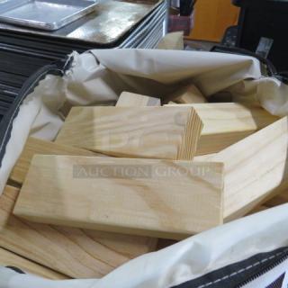 Go Sports Wooden Jenga Game In A Carry Bag.