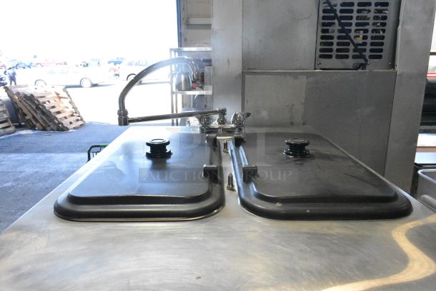 Taylor C713-33 Stainless Steel Commercial Floor Style Water Cooled 2 Flavor w/ Twist Soft Serve Ice Cream Machine on Commercial Casters. 208-230 Volts, 3 Phase. - Image 7 of 10