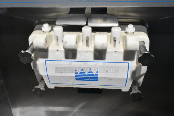 Taylor 338-33 Stainless Steel Commercial Countertop Water Cooled 2 Flavor w/ Twist Soft Serve Ice Cream Machine 208-230 Volts, 3 Phase. - Image 4 of 9