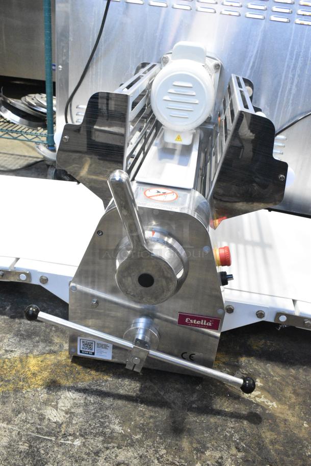 Estella 348DSC78 Metal Commercial Countertop Reversible Dough Sheeter. 110 Volts, 1 Phase. Tested and Working! - Image 4 of 8
