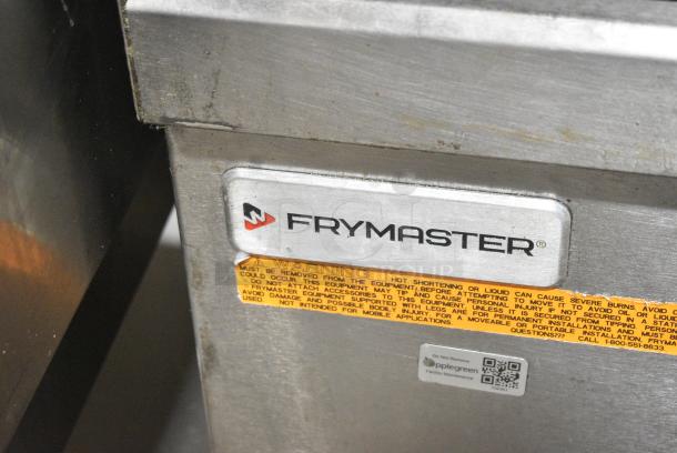 2019 Frymaster FPPH555CSC Stainless Steel Commercial Natural Gas Powered 5 Bay Deep Fat Fryer w/ Filtration System on Commercial Casters. 80,000 BTU. - Image 3 of 14