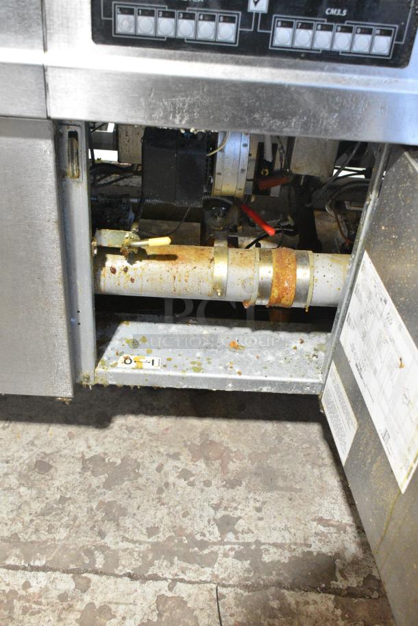 2019 Frymaster FPPH555CSC Stainless Steel Commercial Natural Gas Powered 5 Bay Deep Fat Fryer w/ Filtration System on Commercial Casters. 80,000 BTU. - Image 12 of 14