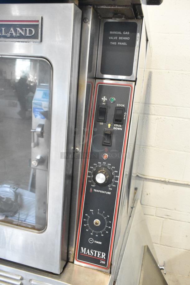2 Garland Master 200 Stainless Steel Commercial Natural Gas Powered Full Size Convection Oven w/ View Through Doors, Metal Oven Racks and Thermostatic Controls. 2 Times Your Bid! - Image 4 of 11