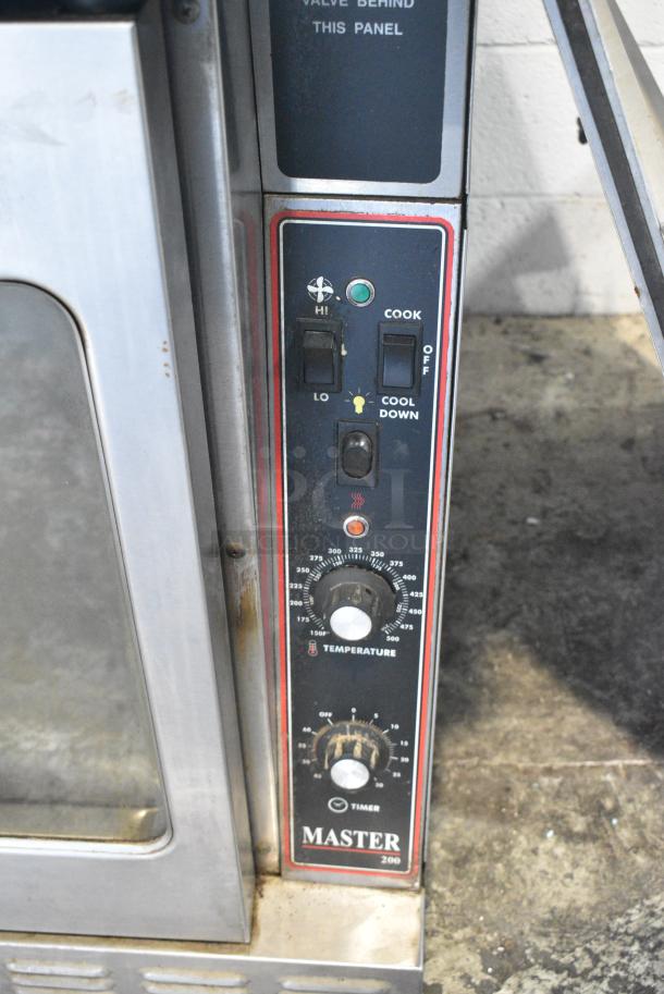 2 Garland Master 200 Stainless Steel Commercial Natural Gas Powered Full Size Convection Oven w/ View Through Doors, Metal Oven Racks and Thermostatic Controls. 2 Times Your Bid! - Image 5 of 11