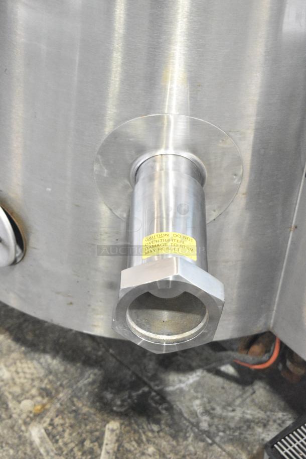 Groen AH/1E-40 Stainless Steel Commercial Floor Style Propane Gas Powered 40 Gallon Steam Kettle. 85,000 BTU. Consignor States That Item Was Never Used - Image 5 of 11